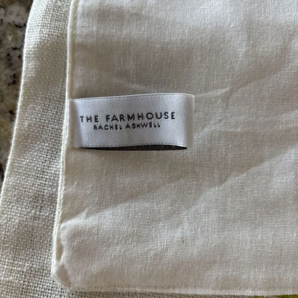 The Farmhouse Rachel‎ Ashwell Easter Eggs Table Runner Spring Linen 14”x48” MCM
